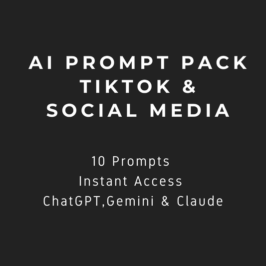 AI Prompt Pack — TikTok & Social Media